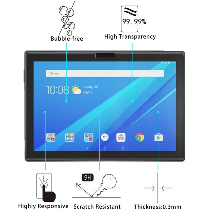 9H 2.5D Explosion-Proof Tempered Tablet Glass Film For Lenovo Tab 10.1 X504F