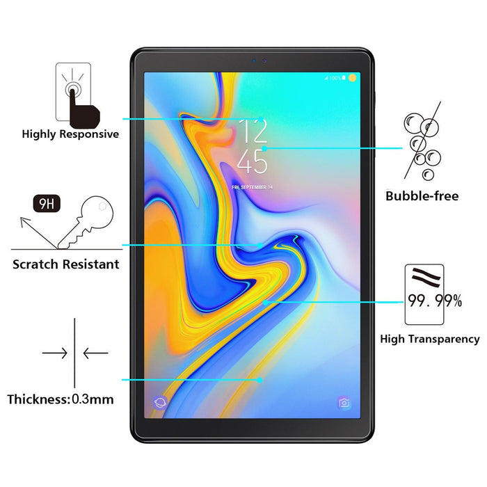 9H 2.5D Explosion-Proof Tempered Tablet Glass Film For Samsung Galaxy Tab A 8.0 2018