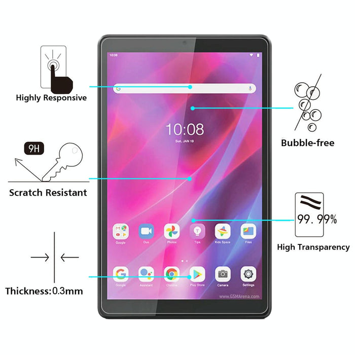 2 Pcs 9H 2.5D Explosion-Proof Tempered Tablet Glass Film For Lenovo Tab M8 3Rd Gen