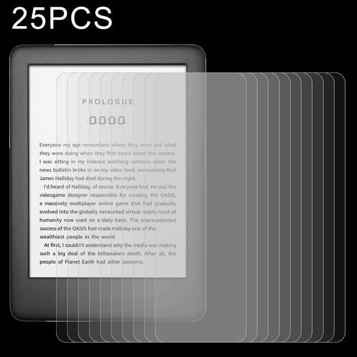 25 Pcs 9H 2.5D Explosion-Proof Tempered Tablet Glass Film For Amazon Kindle 2019