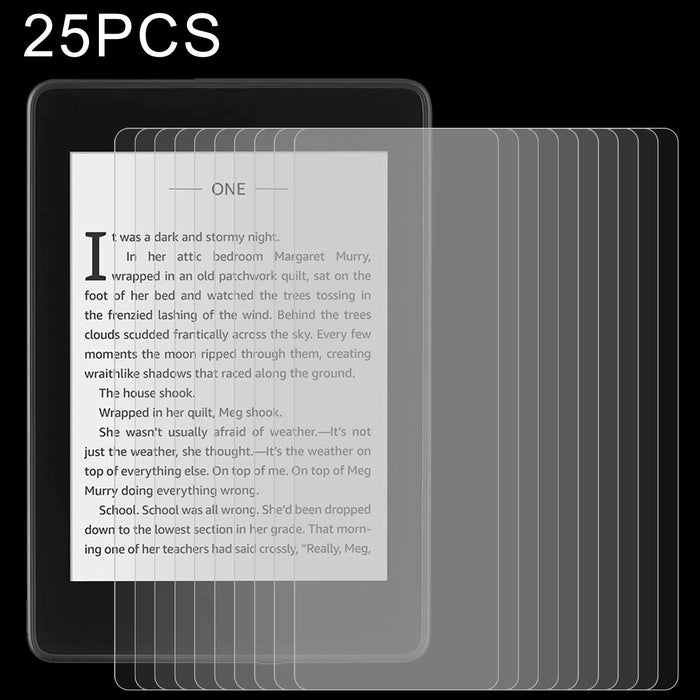 25 Pcs 9H 2.5D Explosion-Proof Tempered Tablet Glass Film For Amazon Kindle Paperwhite 4 2018