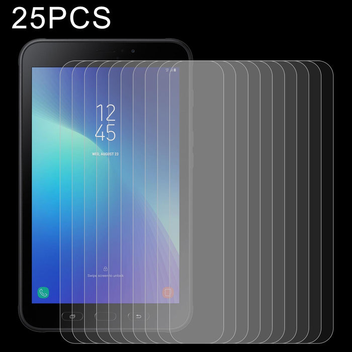 25 Pcs 9H 2.5D Explosion-Proof Tempered Tablet Glass Film For Samsung Galaxy Tab Active 2