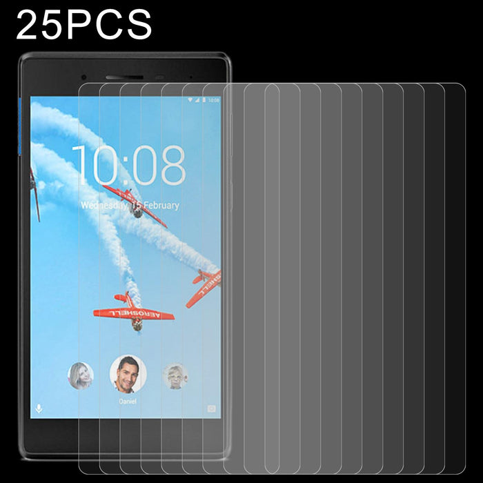 25 Pcs 9H 2.5D Explosion-Proof Tempered Tablet Glass Film For Lenovo Tab 7 Essential