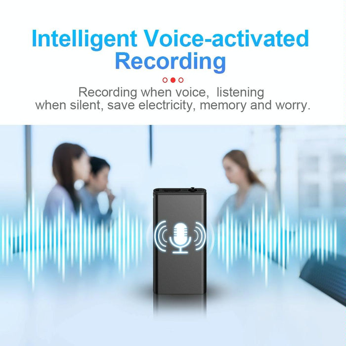 Q1 Intelligent Hd Noise Reduction Voice Control Recorder Capacity 32Gb Black