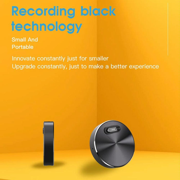 Intelligent Hd Noise Reduction Voice Recorder Capacity 16Gb Black
