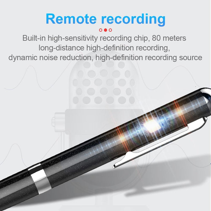 Intelligent Hd Digital Noise Reduction Recording Pen Capacity 4Gb Black