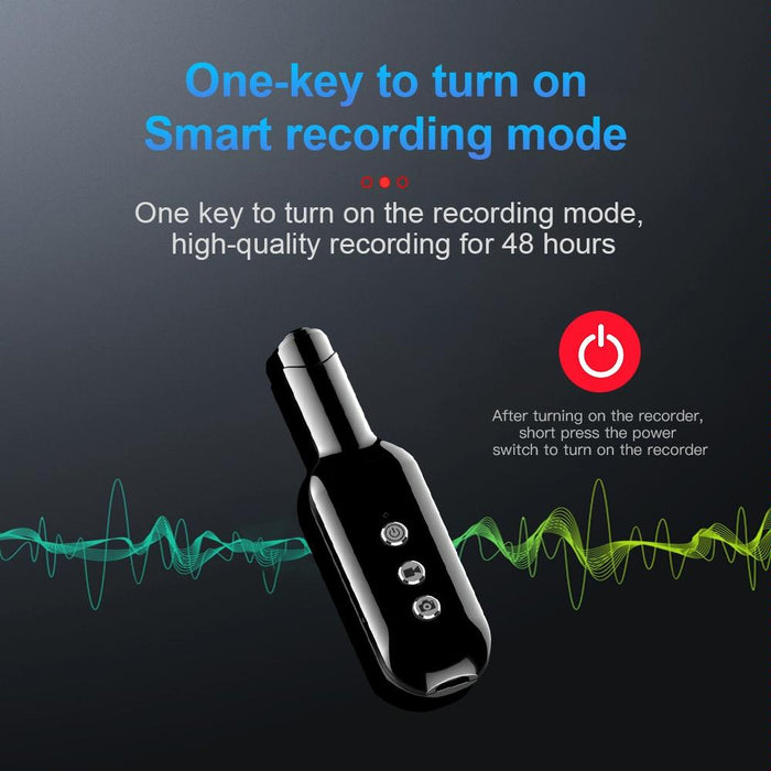 D3 Ai Smart High-Definition Noise Reduction Voice Recorder Capacity 32Gb Black