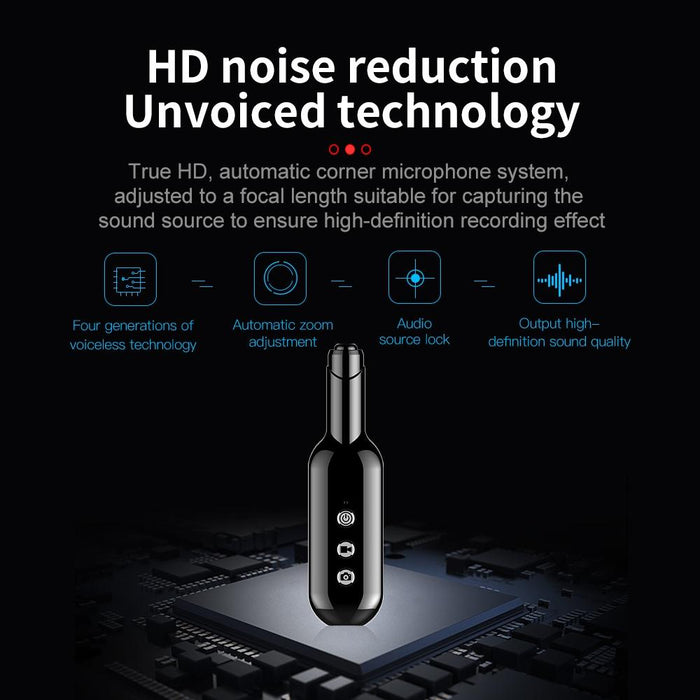 D3 Ai Smart High-Definition Noise Reduction Voice Recorder Capacity 64Gb Black