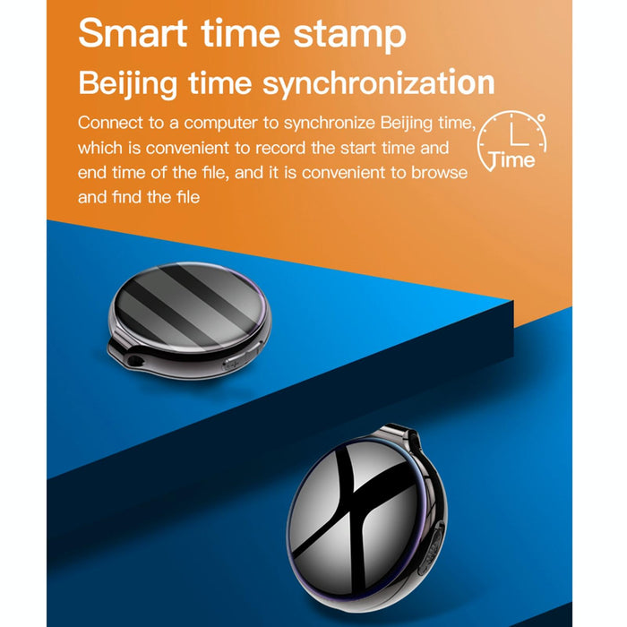 Ai Intelligent High-Definition Noise Reduction Voice Control Recorder Capacity 4Gb Black