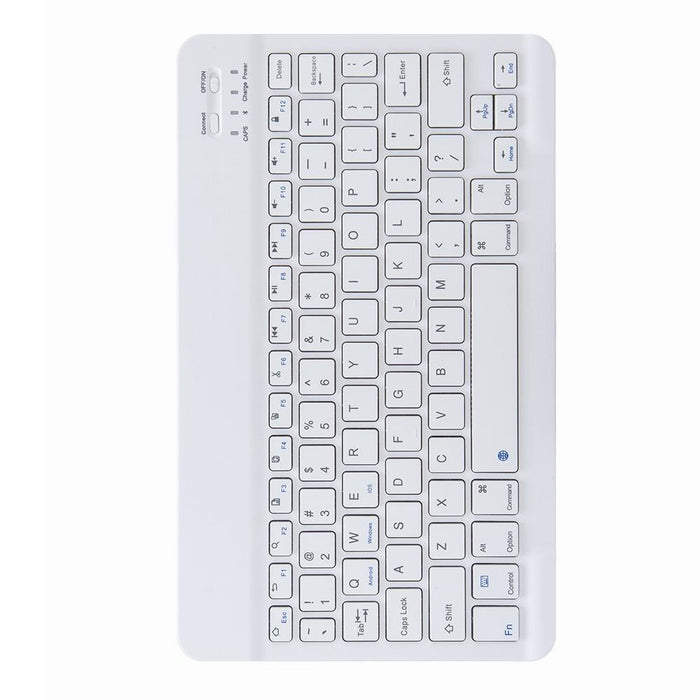 Bluetooth Keyboard Leather Case with Rear Three-fold Holder For iPad 10.2 2020 & 2019 / Pro 10.5 inch