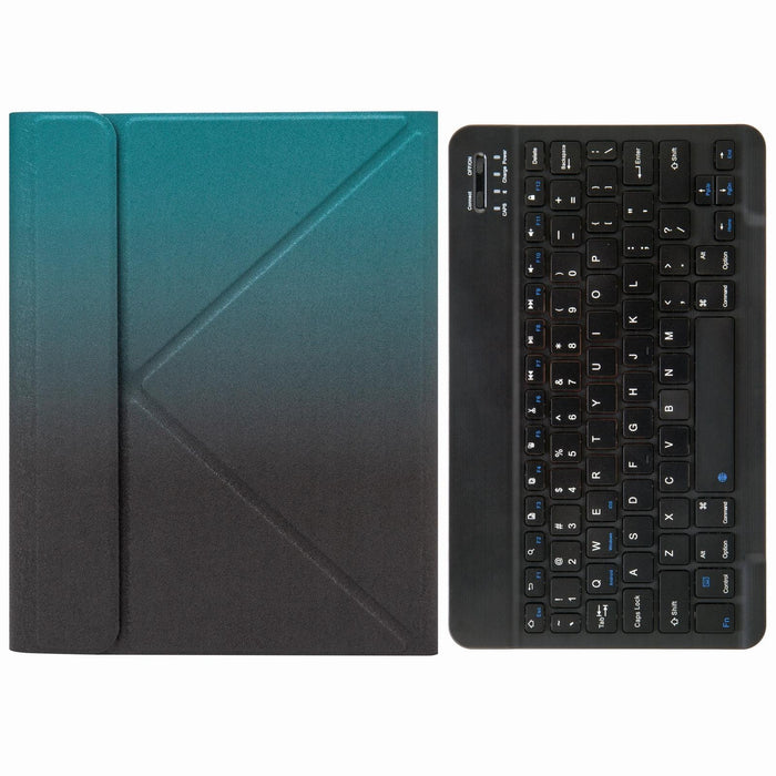 Bluetooth Keyboard Leather Case with Rear Three-fold Holder For iPad 10.2 2020 & 2019 / Pro 10.5 inch