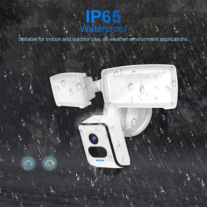 3Mp Wifi Ip Camera & Floodlight Support Night Vision / Pir Detection