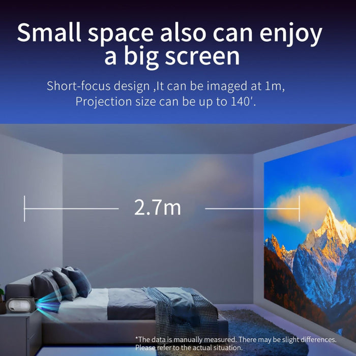 T7I 720P 200 Ansi Lumens Home Theater Led Hd Digital Projector Basic Version Silver Grey