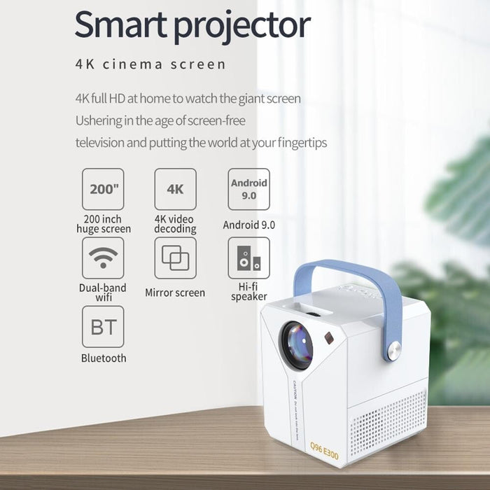 Q96 E300 Intelligent Portable Hd 4K Projector