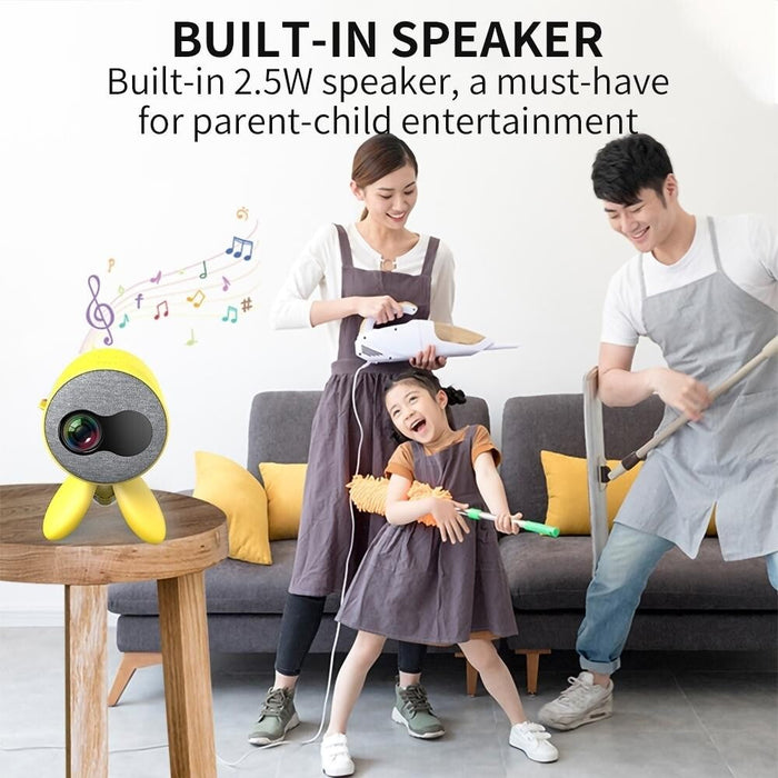 Yg220 Same Screen Version Children Projector Mini Led Portable Home Speaker Projector