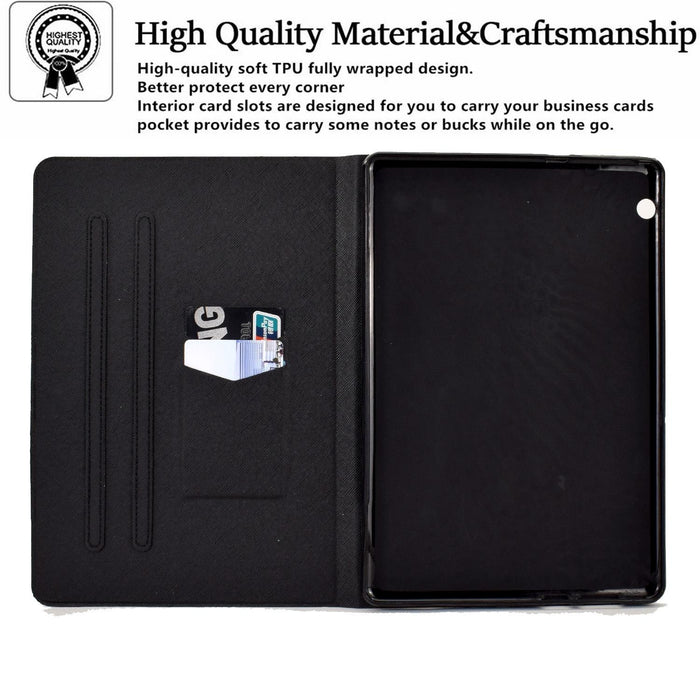 Electric Pressed Tpu Leather Tablet Case
