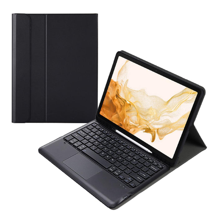 Bluetooth Keyboard Case For Samsung Galaxy Tab S8+ With Touchpad & Pen Slot