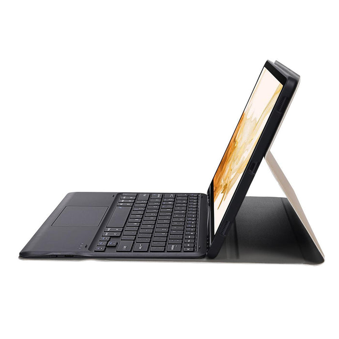 Bluetooth Keyboard Case For Samsung Galaxy Tab S8+ With Touchpad & Pen Slot