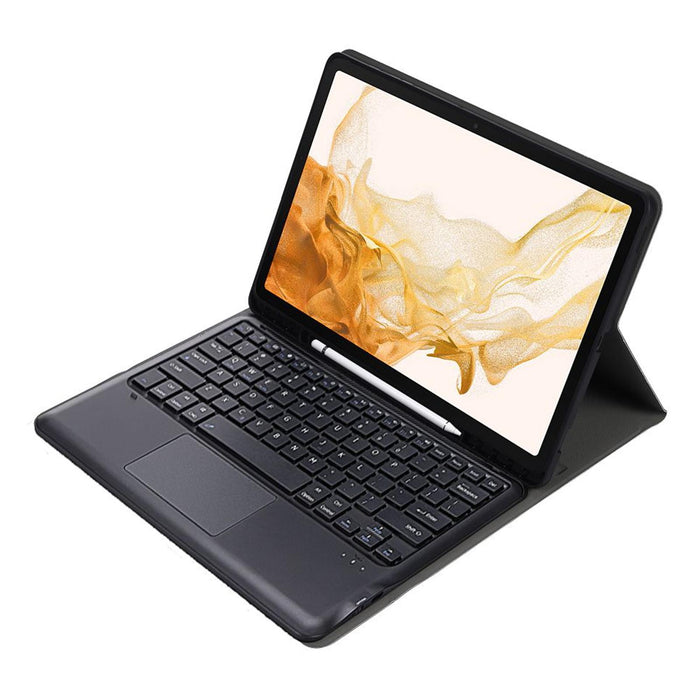 Bluetooth Keyboard Case For Samsung Galaxy Tab S8+ With Touchpad & Pen Slot