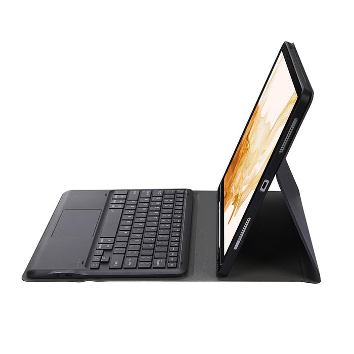 Bluetooth Keyboard Case For Samsung Galaxy Tab S8+ With Touchpad & Pen Slot