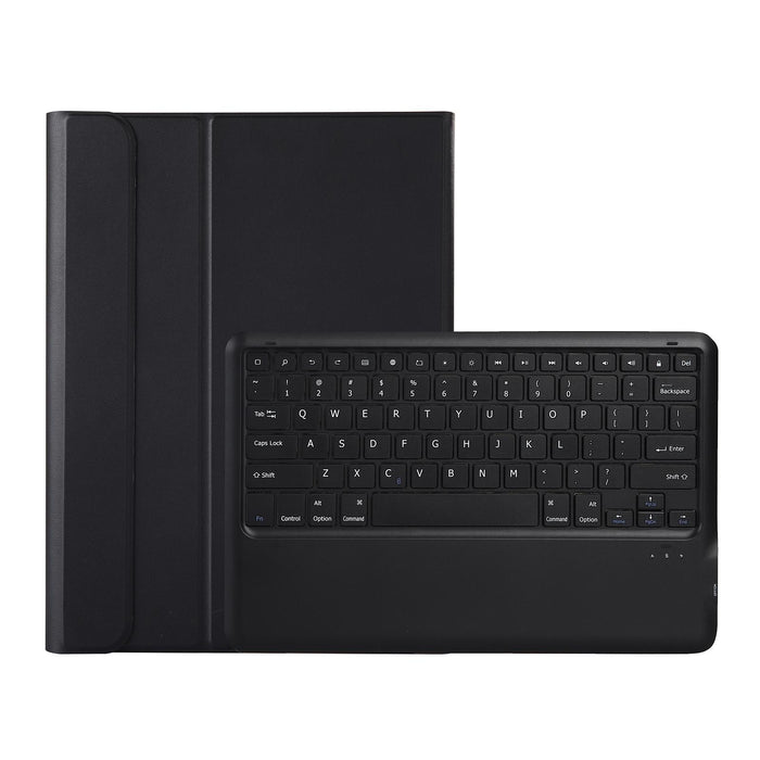 Tpu Detachable Bluetooth Keyboard Leather Case With Bracket For Ipad Pro 12.9 Inch 2015 / 2017 Black