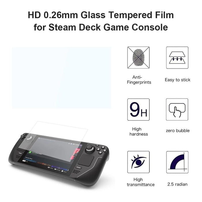 0.26mm 9h 2.5d Tempered Glass Film For Steam Deck Game