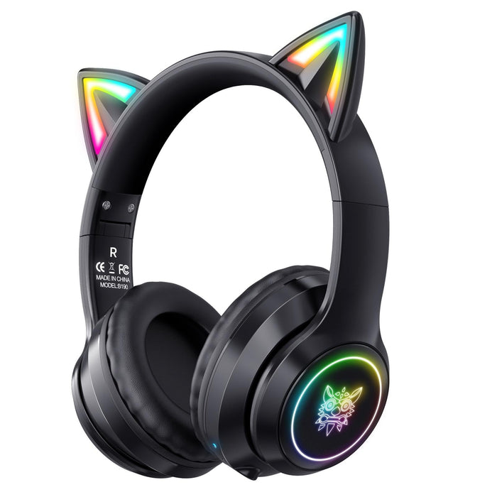 Wireless Bluetooth Headphones With Rgb Lighting