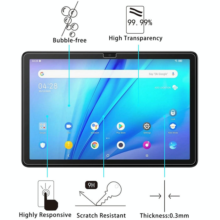 9H 2.5D Explosion-Proof Tempered Tablet Glass Film For Tcl Tab 10S / Huawei Enjoy Tablet 2