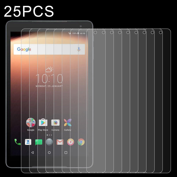 25 Pcs 9H 2.5D Explosion-Proof Tempered Tablet Glass Film For Alcatel A3 10 Lte Eu 9026X