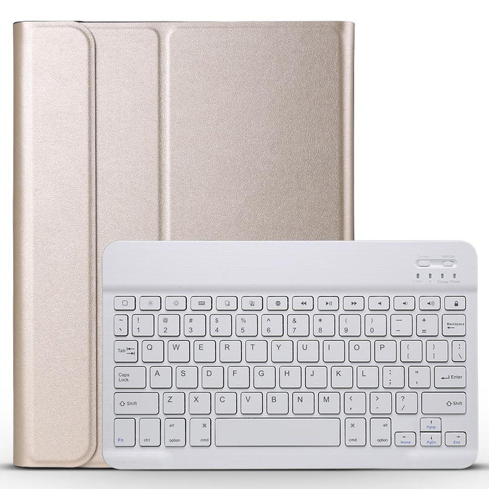 Lambskin Texture Ultra-Thin Bluetooth Keyboard Leather Case For Ipad Air 2022 / Air 2020 10.9 & Pro 11 Inch 2021 / 2020 / 2018