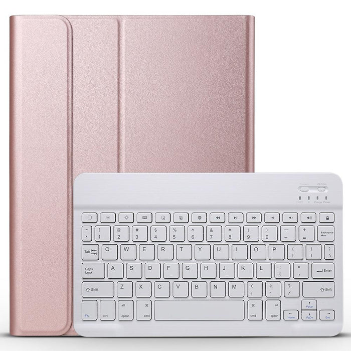 Lambskin Texture Ultra-Thin Bluetooth Keyboard Leather Case For Ipad Air 2022 / Air 2020 10.9 & Pro 11 Inch 2021 / 2020 / 2018