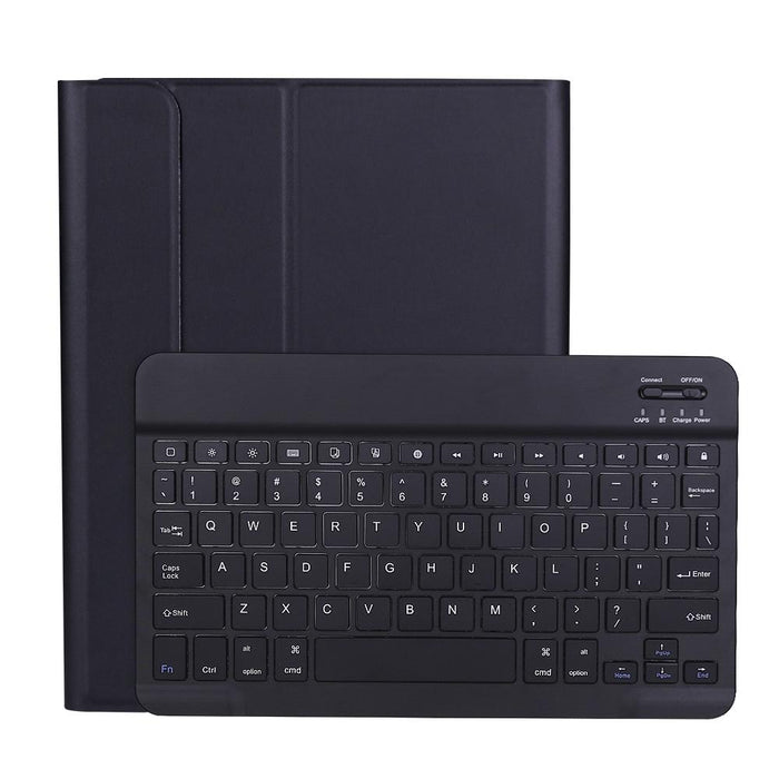 Lambskin Texture Ultra-Thin Bluetooth Keyboard Leather Case With Pen Holder For Ipad Air 5 2022 / Air 4 2020 10.9 & Pro 11 Inch 2021 / 2020 / 2018