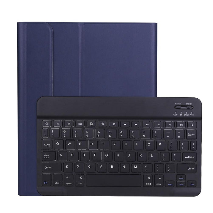 Lambskin Texture Ultra-Thin Bluetooth Keyboard Leather Case With Pen Holder For Ipad Air 5 2022 / Air 4 2020 10.9 & Pro 11 Inch 2021 / 2020 / 2018