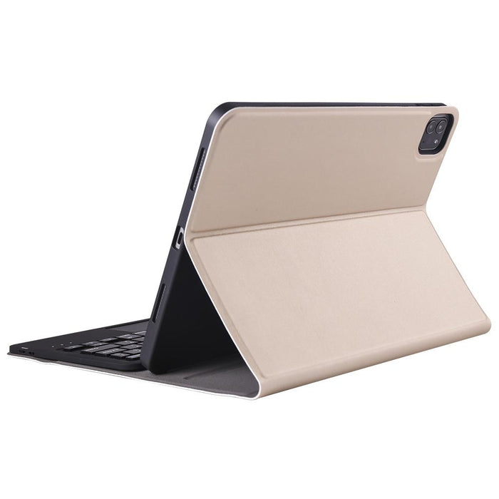 Lambskin Texture Ultra-Thin Bluetooth Keyboard Leather Case With Pen Holder & Touchpad For Ipad Air 5 2022 / Air 4 2020 10.9 & Pro 11 Inch 2021 / 2020 / 2018