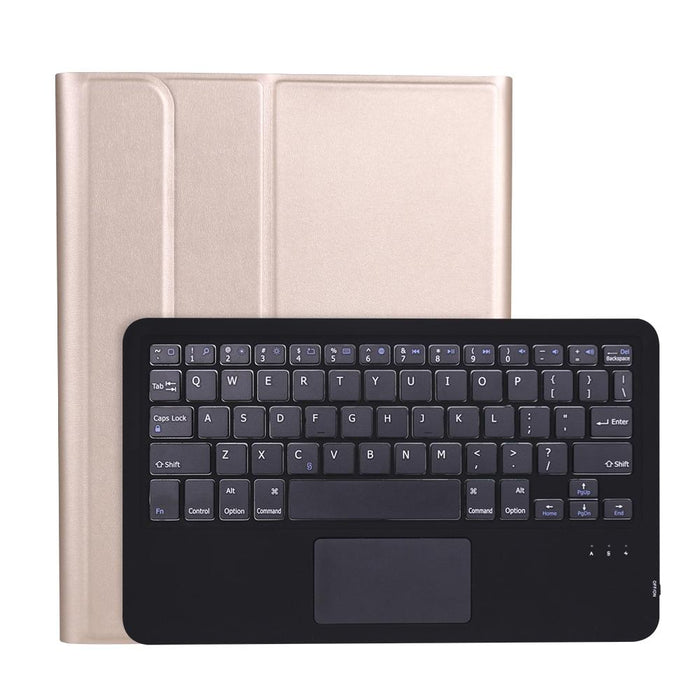 Lambskin Texture Ultra-Thin Bluetooth Keyboard Leather Case With Pen Holder & Touchpad For Ipad Air 5 2022 / Air 4 2020 10.9 & Pro 11 Inch 2021 / 2020 / 2018