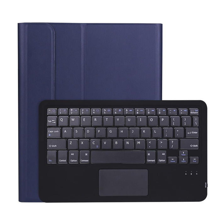 Lambskin Texture Ultra-Thin Bluetooth Keyboard Leather Case With Pen Holder & Touchpad For Ipad Air 5 2022 / Air 4 2020 10.9 & Pro 11 Inch 2021 / 2020 / 2018