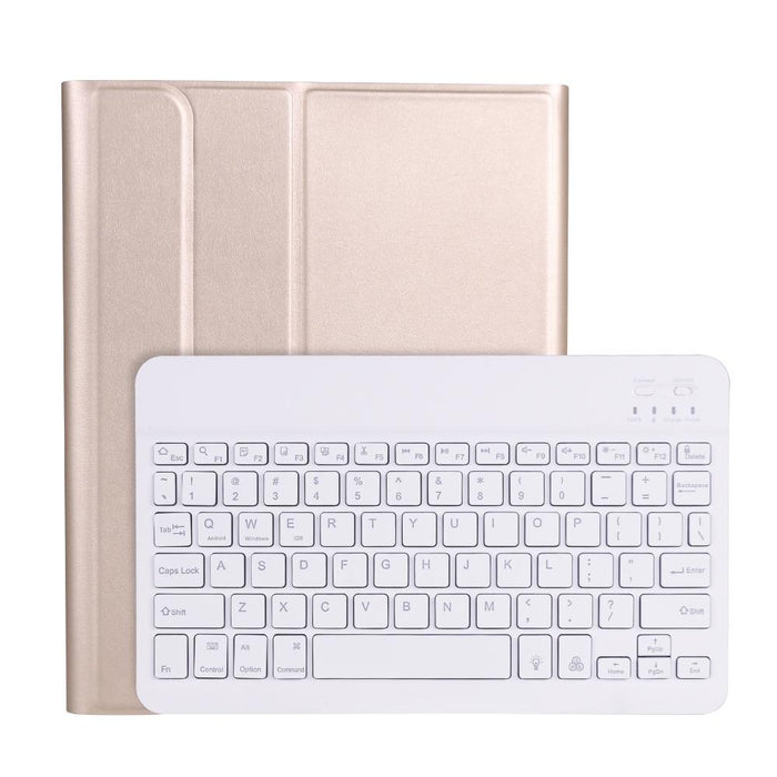 Lambskin Texture Ultra-Thin Bluetooth Keyboard Leather Case With Pen Holder & Backlight For Ipad Air 5 2022 / Air 4 2020 10.9 & Pro 11 Inch 2021 / 2020 / 2018