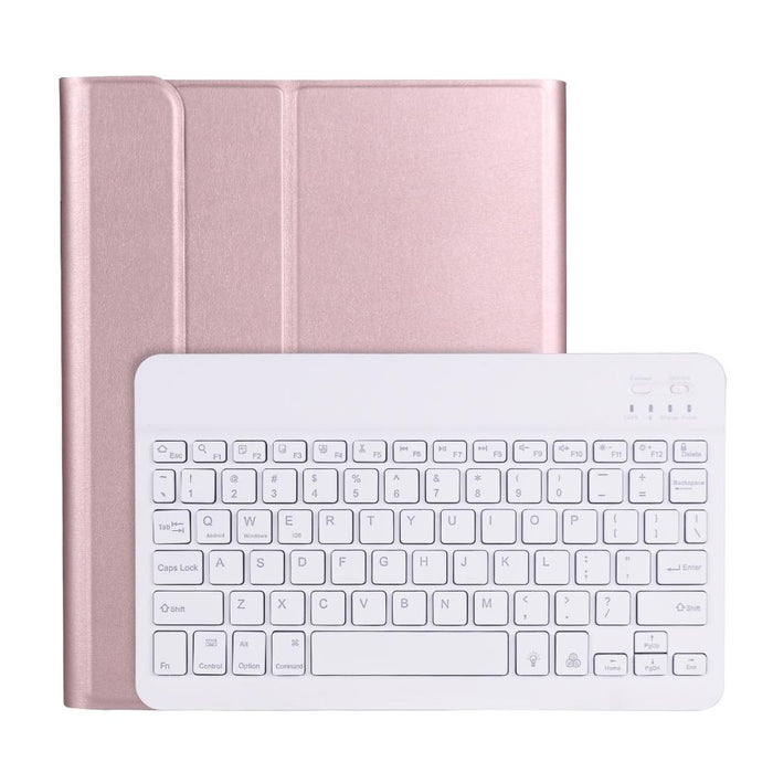 Lambskin Texture Ultra-Thin Bluetooth Keyboard Leather Case With Pen Holder & Backlight For Ipad Air 5 2022 / Air 4 2020 10.9 & Pro 11 Inch 2021 / 2020 / 2018