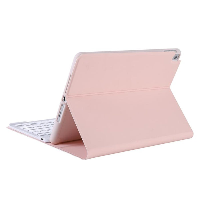 Candy Colour Skin Feel Texture Bluetooth Keyboard Leather Case With Pen Holder For Ipad Air 4 10.9 2020 / Air 5 10.9 2022