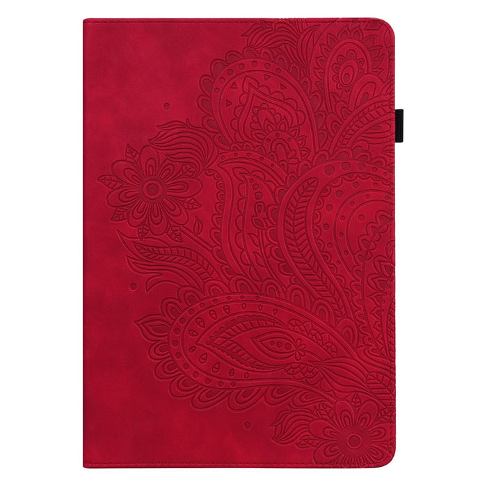 Peacock Embossed Pattern Tpu + Pu Leather Tablet Case