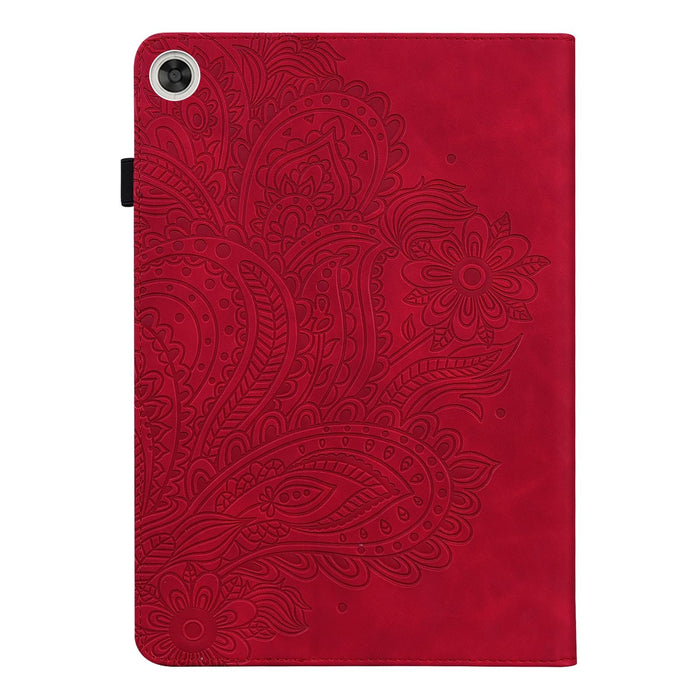 Peacock Embossed Pattern Tpu + Pu Leather Tablet Case