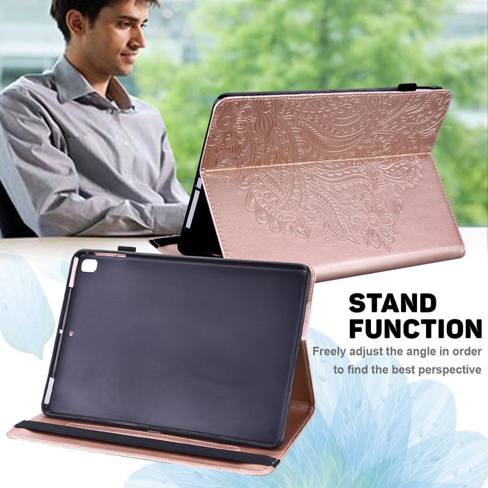 Peacock Embossed Pattern Tpu + Pu Leather Tablet Case