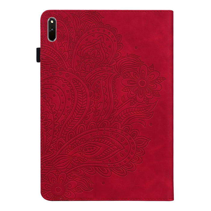 Peacock Embossed Pattern Tpu + Pu Leather Tablet Case