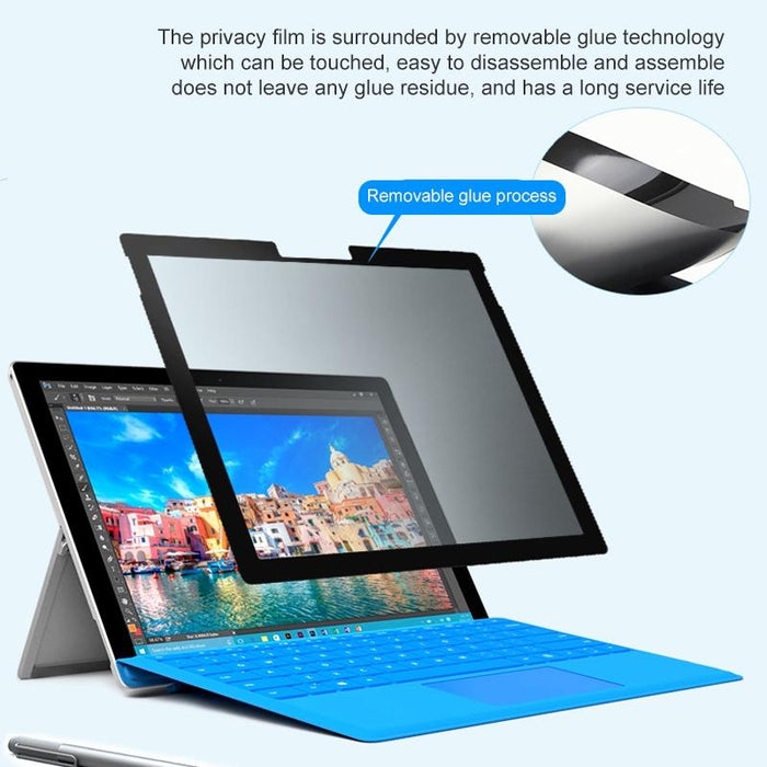 Laptop Frame Glue Anti-peeping Film For Microsoft Surface