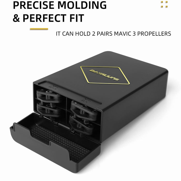 2 Pairs Mavic 3 Propeller Blades with Storage Box