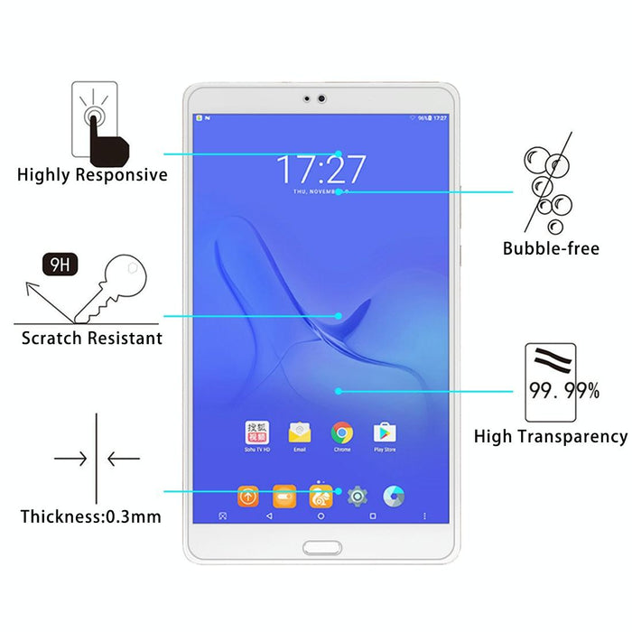 25 Pcs 9H 2.5D Explosion-Proof Tempered Glass Film For Teclast T8