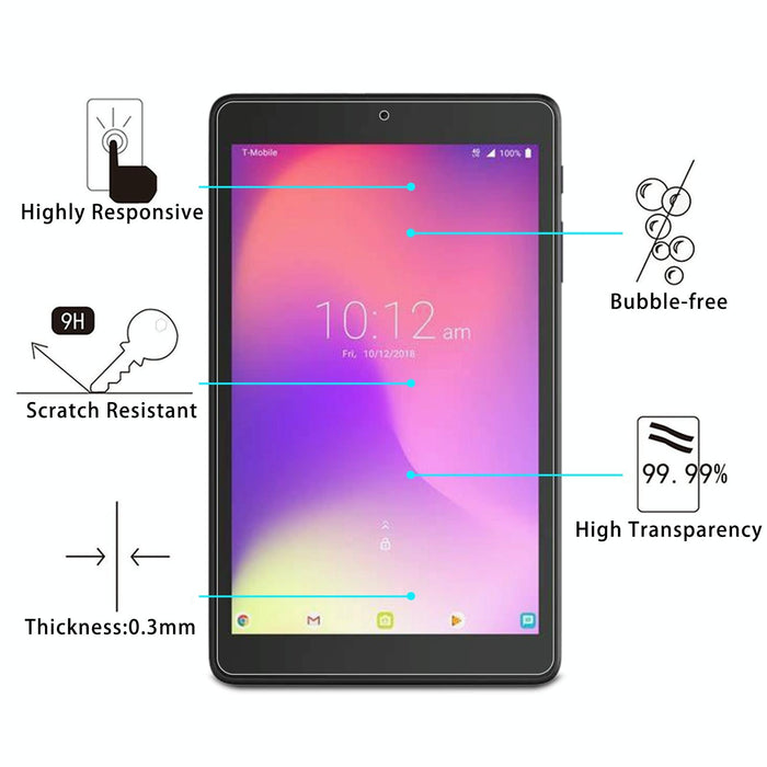 9H 2.5D Explosion-Proof Tempered Tablet Glass Film For Alcatel 3T 8 Inch