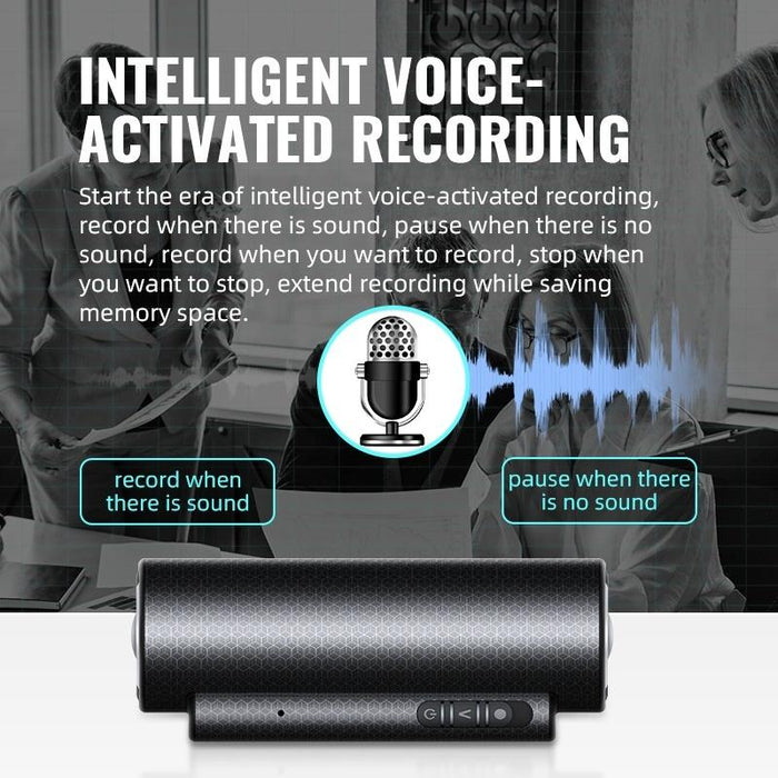 Smart Hd Noise Reduction Voice Control Strong Magnetic Recording Pen Capacity 4Gb Black