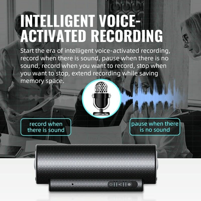 Smart Hd Noise Reduction Voice Control Strong Magnetic Recording Pen Capacity 16Gb Black