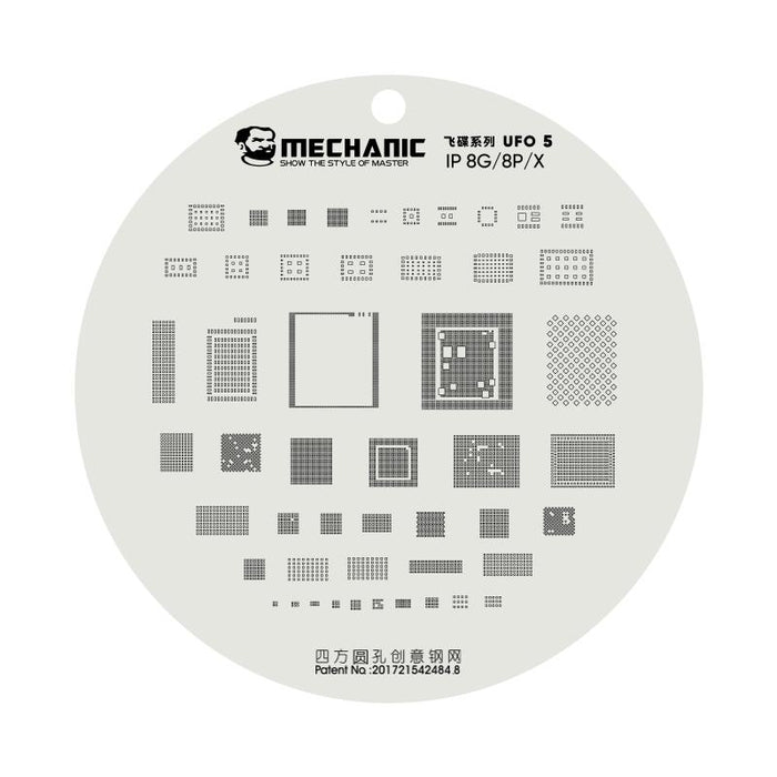 Mechanic Ufo Series Cpu Bga Reballing Planting Tin Plate